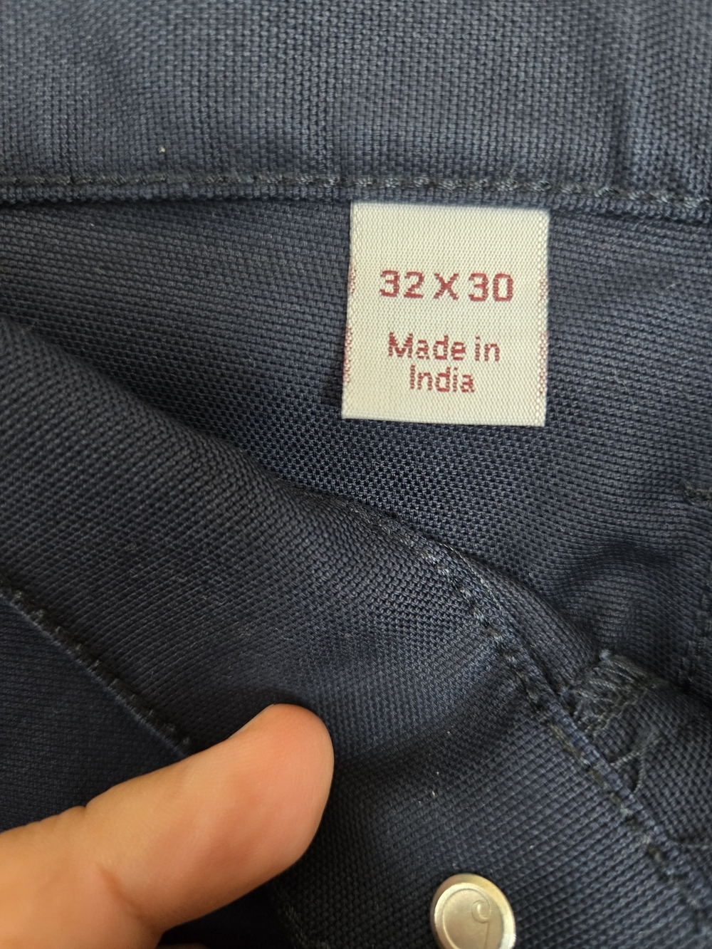 Nwot Carhartt Damen Hose Rugged Professional Pants Navy Blue Man Size 32x30 - Picture 5 of 5